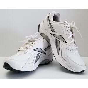 Reebok Mens Walk Ultra V DMX Max J83372 White Running Shoes Sneakers Size 11